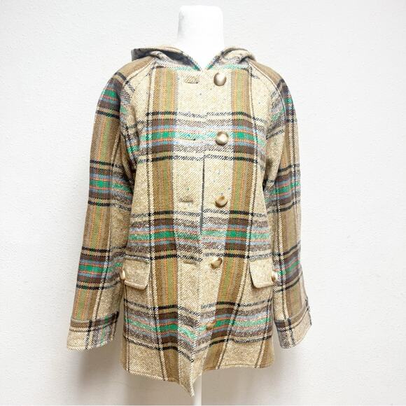 Sezane Suzon Plaid Coat NWT - Picture 2 of 9